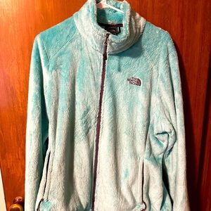 North face. Fuzzy zip jacket